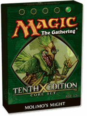 MAGIC THE GATHERING (MTG): TENTH EDITION CORE SET THEME DECKS: MOLIMOS MIGHT