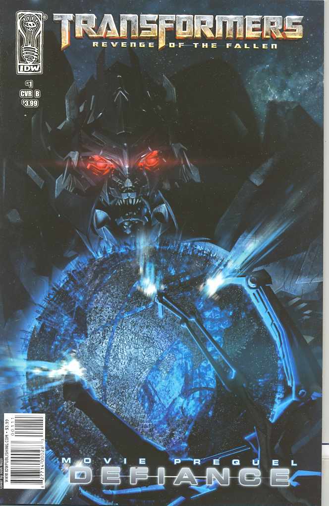 TRANSFORMERS REVENGE OF THE FALLEN:MOVIE PREQUEL DEFIANCE #01 CVR B