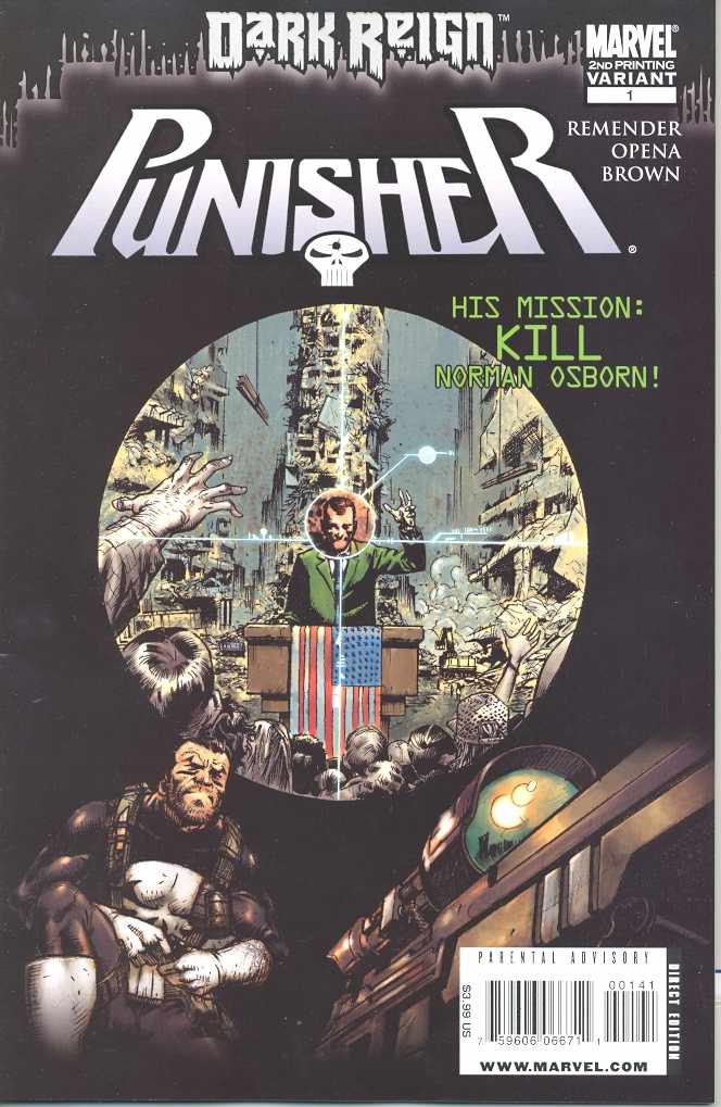 PUNISHER #01 2ND PTG OPENA VARIANT