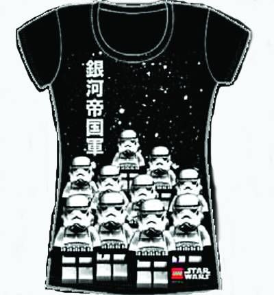 LEGO STAR WARS BUNCH BLK JUNIORS T-SHIRT MED