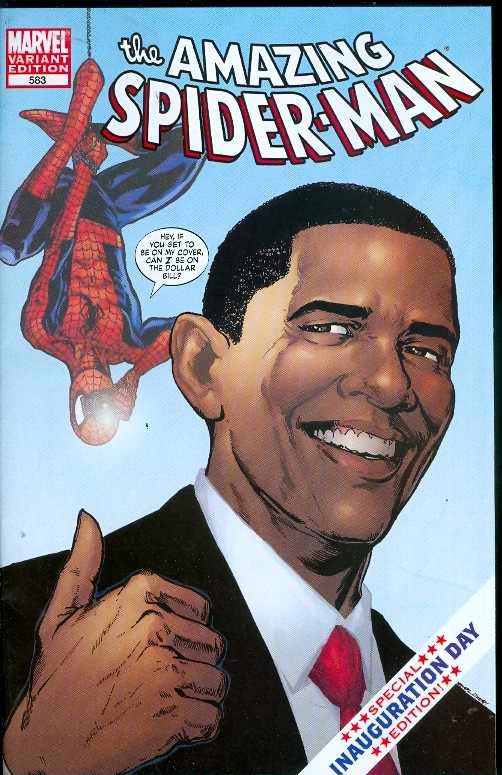 Amazing Spider-man #583 Obama Variant Edition 1st Printing