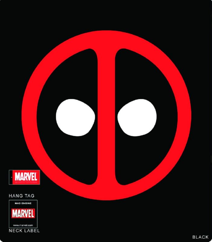 DEADPOOL ICON BLK T-SHIRT XXL