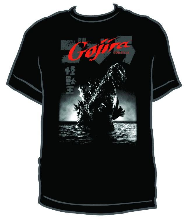 GODZILLA GOJIRA BLK T-SHIRT MED