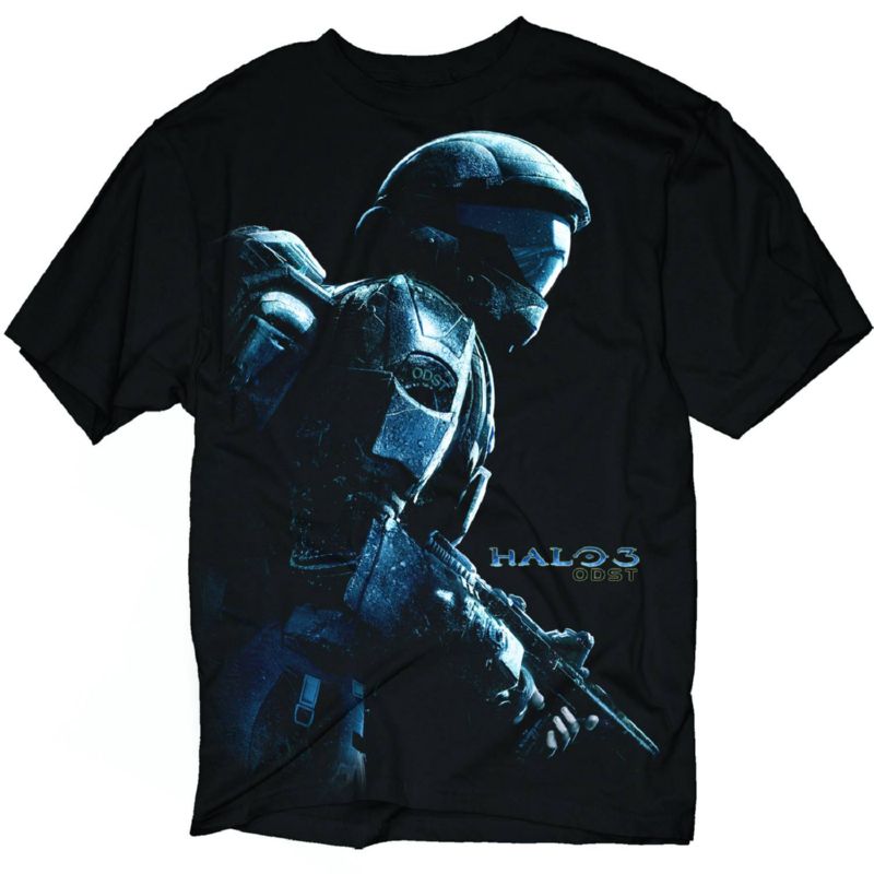 HALO 3 ODST BLK T-SHIRT LG