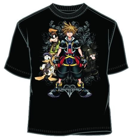 KINGDOM HEARTS FILLIGREE SPECIAL BLK T-SHIRT MED