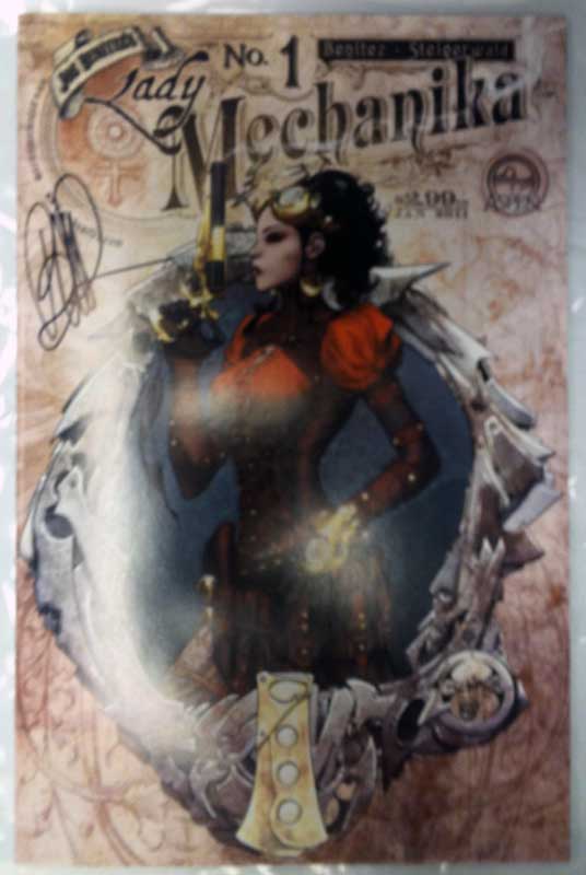 LADY MECHANIKA #1 CVR A BENITEZ Signed