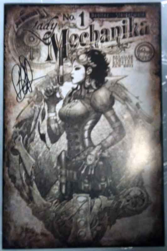 LADY MECHANIKA #1 CVR C BENITEZ RETAILERS SKETCH VARIANT SIGNED