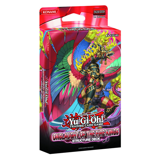 YU-GI-OH! (YGO): ONSLAUGHT OF THE FIRE KINGS STRUCTURE DECK