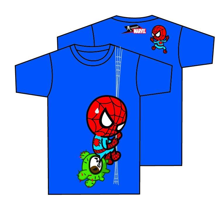 TOKIDOKI X MARVEL SPIDER-MAN T-SHIRT SM