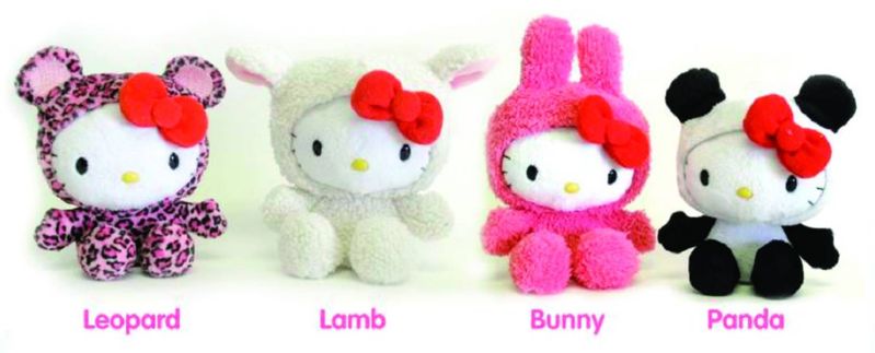 HELLO KITTY 6-IN BEANIE PLUSH - LAMB