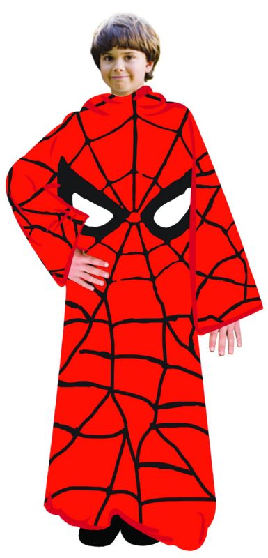 SPIDER-MAN EYES KIDS THROW BLANKET W/SLEEVES