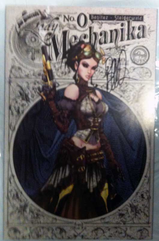 LADY MECHANIKA #0 CVR E BENITEZ 2nd printing Signed