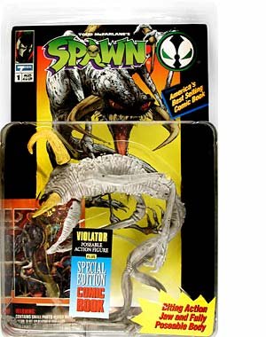 SPAWN SERIES 1 WHITE VIOLATOR ACTION FIGURE