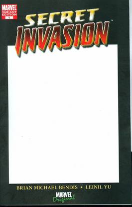 SECRET INVASION #01 OF 8 BLANK CON COVER