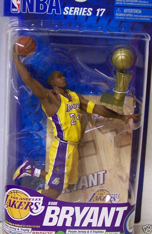 MCFARLANES NBA SERIES 17 KOBE 3 ACTION FIGURE VARIANT