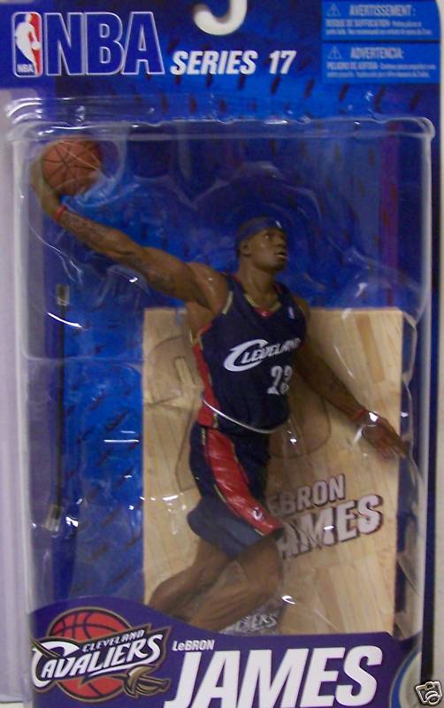 MCFARLANES NBA SERIES 17 LEBRON JAMES 2 VARIANT