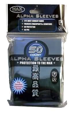 MAX Protection NEO Alpha Black Sleeves Yugioh (MINI) Size