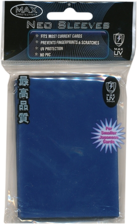 MAX Protection NEO Sleeves Reflex Blue Yugioh (MINI) Size