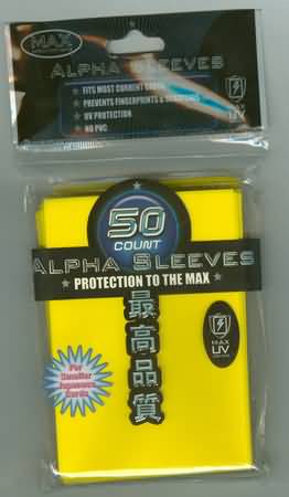 MAX Protection NEO Sleeves Yellow Yugioh (MINI) Size