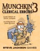 MUNCHKIN CARD GAME 2010 ED 3 CLERICAL ERRORS EXP