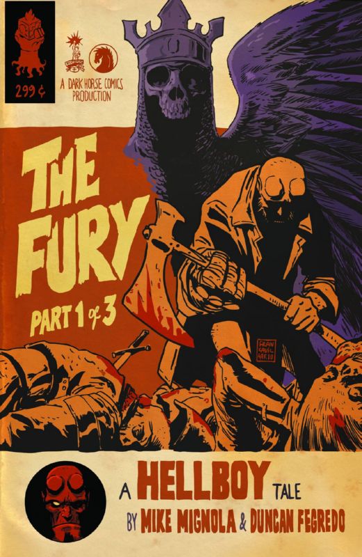 HELLBOY THE FURY #1 (OF 3) FRANCAVILLA VARIANT CVR