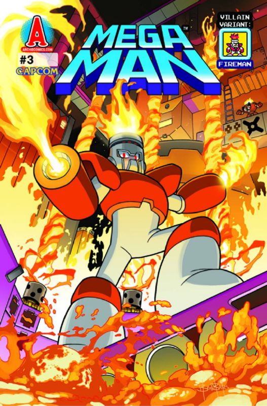 MEGA MAN #3 VILLAIN VARIANT