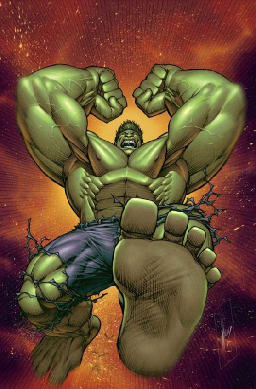 INCREDIBLE HULK #1 1:50 KEOWN VARIANT