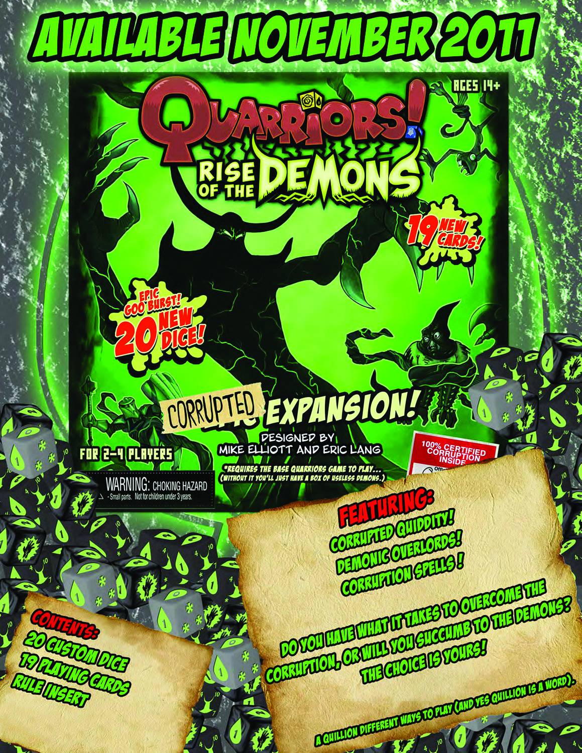 QUARRIORS RISE OF THE DEMONS EXP