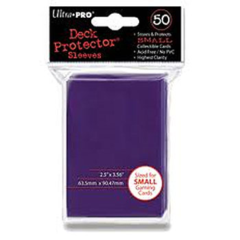 ULTRA PRO YUGIOH SIZED DECK PROTECTORS 60 CT: PURPLE