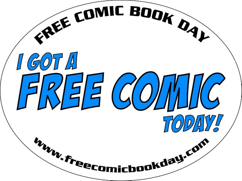 FCBD 2011 I GOT FREE COMIC FCBD STICKERS