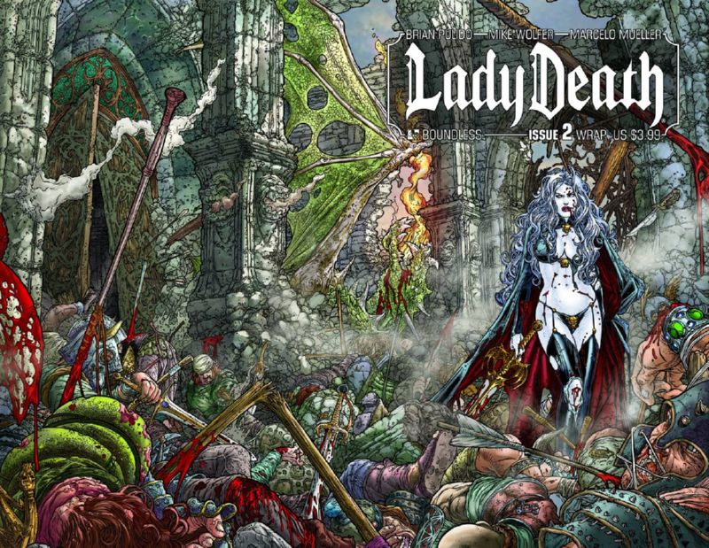 LADY DEATH (ONGOING) #2 WRAP CVR