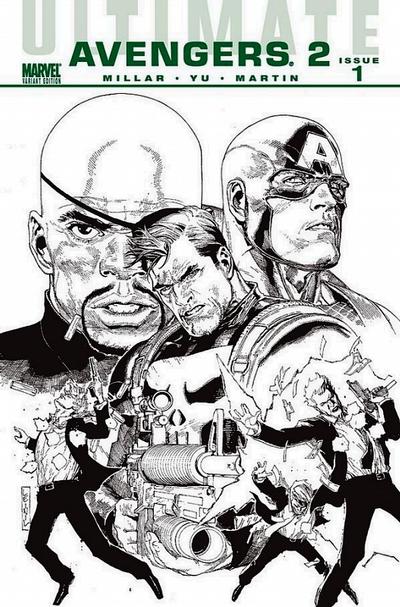 ULTIMATE AVENGERS 2 #1 YU SKETCH VARIANT