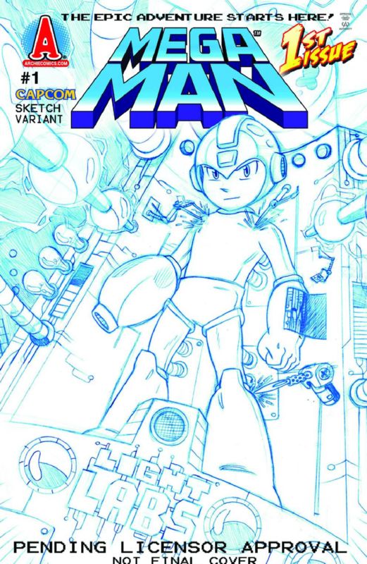 MEGA MAN #1 CHAD THOMAS VARIANT CVR