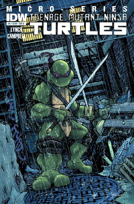 TEENAGE MUTANT NINJA TURTLES MICRO SERIES #4 LEONARDO