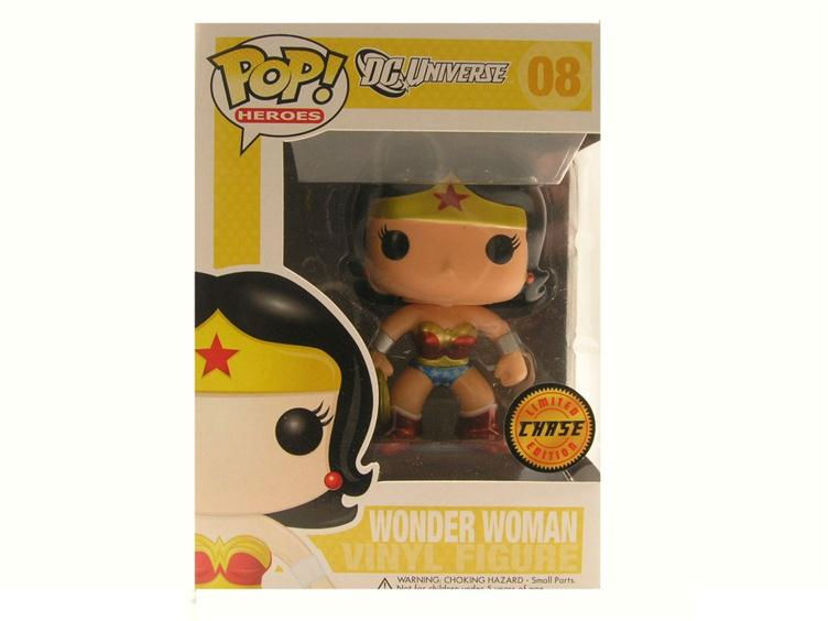 POP HEROES WONDER WOMAN CHASE VINYL FIGURE