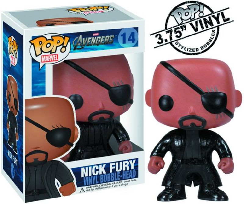 POP AVENGERS NICK FURY VINYL BOBBLE FIGURE