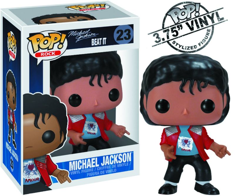 POP ROCK MICHAEL JACKSON BEAT IT VINYL FIGURE