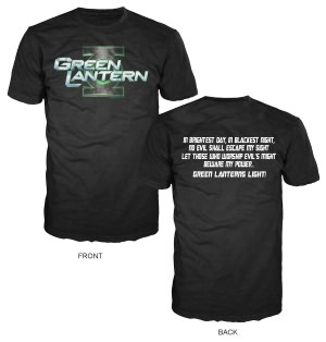 GREEN LANTERN BLK-LG