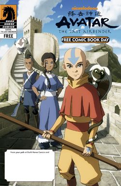 FCBD 2011 AVATAR LAST AIRBENDER STAR WARS CLONE WARS