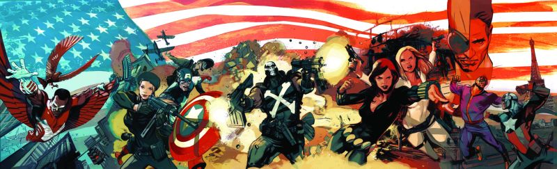 CAPTAIN AMERICA AND FALCON #1 GATEFOLD VARIANT