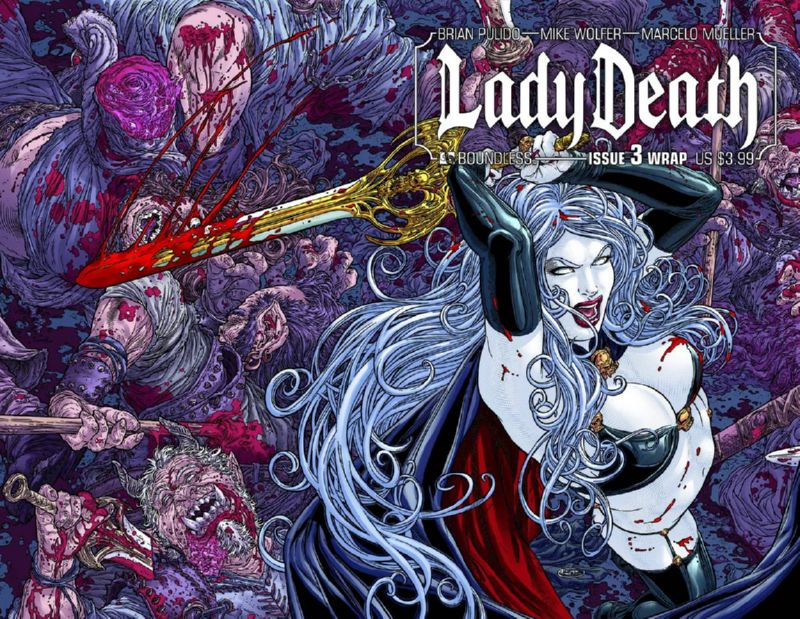 LADY DEATH (ONGOING) #3 WRAP CVR