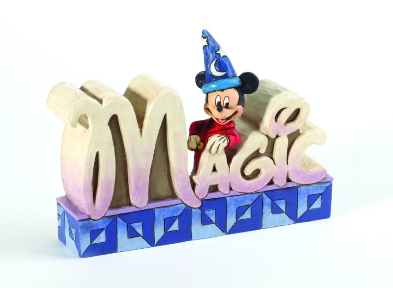 DISNEY TRADITIONS SORCERER MICKEY MAGIC FIGURINE