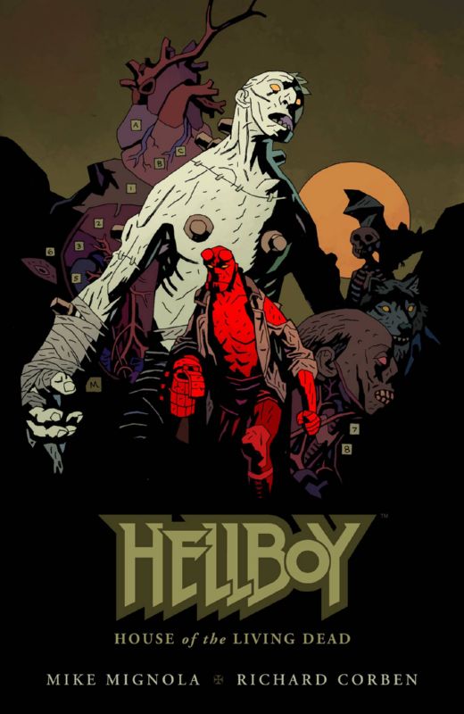 HELLBOY HOUSE OF THE LIVING DEAD HARDCOVER