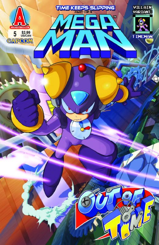 MEGA MAN #5 SPAZ VILLAIN VARIANT CVR