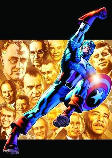 CAPTAIN AMERICA MAN OUT OF TIME PREMIUM HARDCOVER