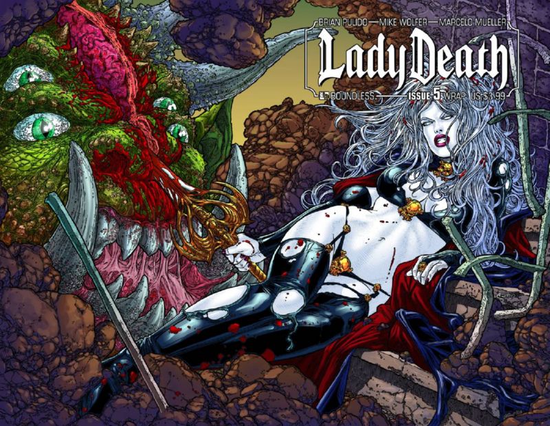 LADY DEATH (ONGOING) #5 WRAP CVR