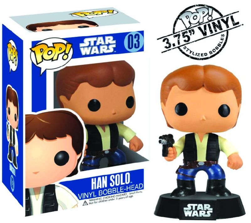 POP STAR WARS VINYL FIGURE 03 HAN SOLO