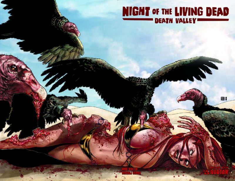 NIGHT O/T LIVING DEAD DEATH VALLEY #4 (OF 5) WRAP CVR (MR)