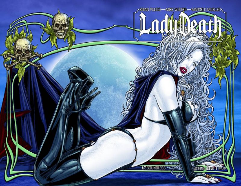 LADY DEATH (ONGOING) #1 WRAP CVR