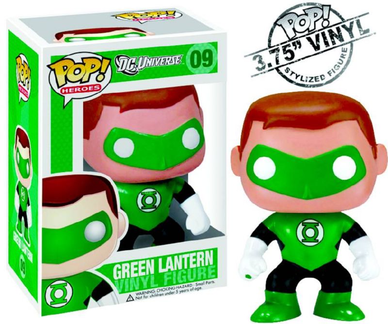 POP HEROES GREEN LANTERN VINYL FIGURE